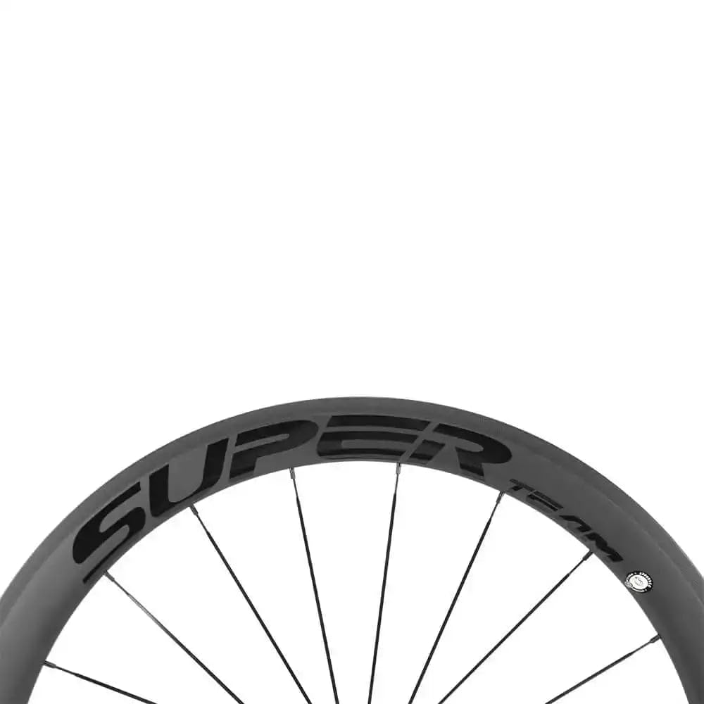 Amazon | SUPERTEAMカーボンホイール700C固定ギアホイールセット 50MM